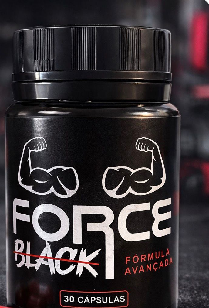 🔥 FORCE BLACK - Fórmula Masculina Avançada